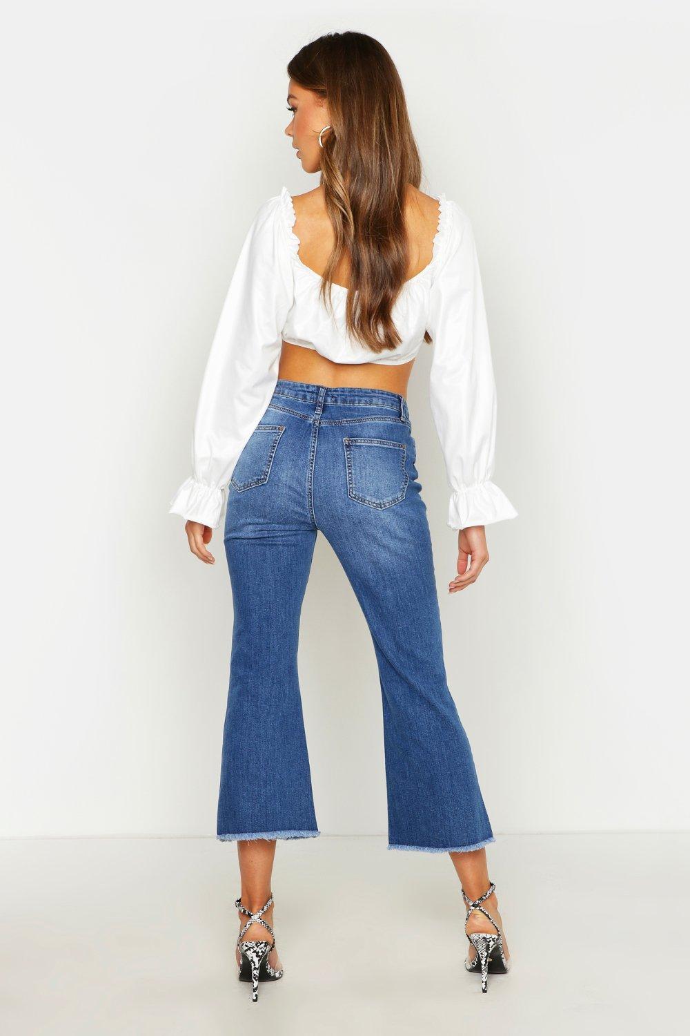 Blue kick hot sale flare jeans